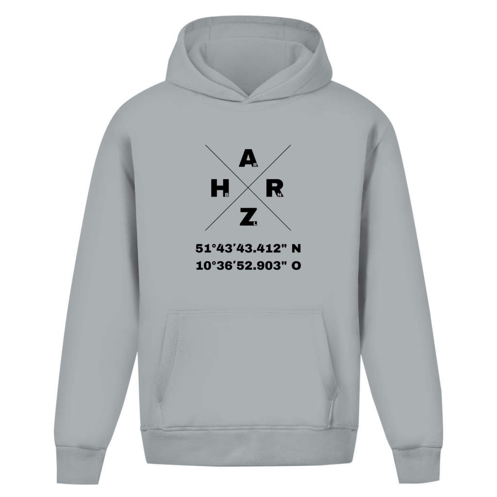 Harz Braunlage Memory Hotel Hoodie grau