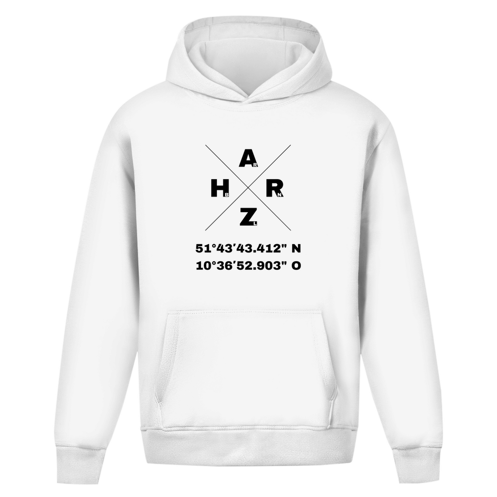 Harz Braunlage Memory Hotel Hoodie weiß