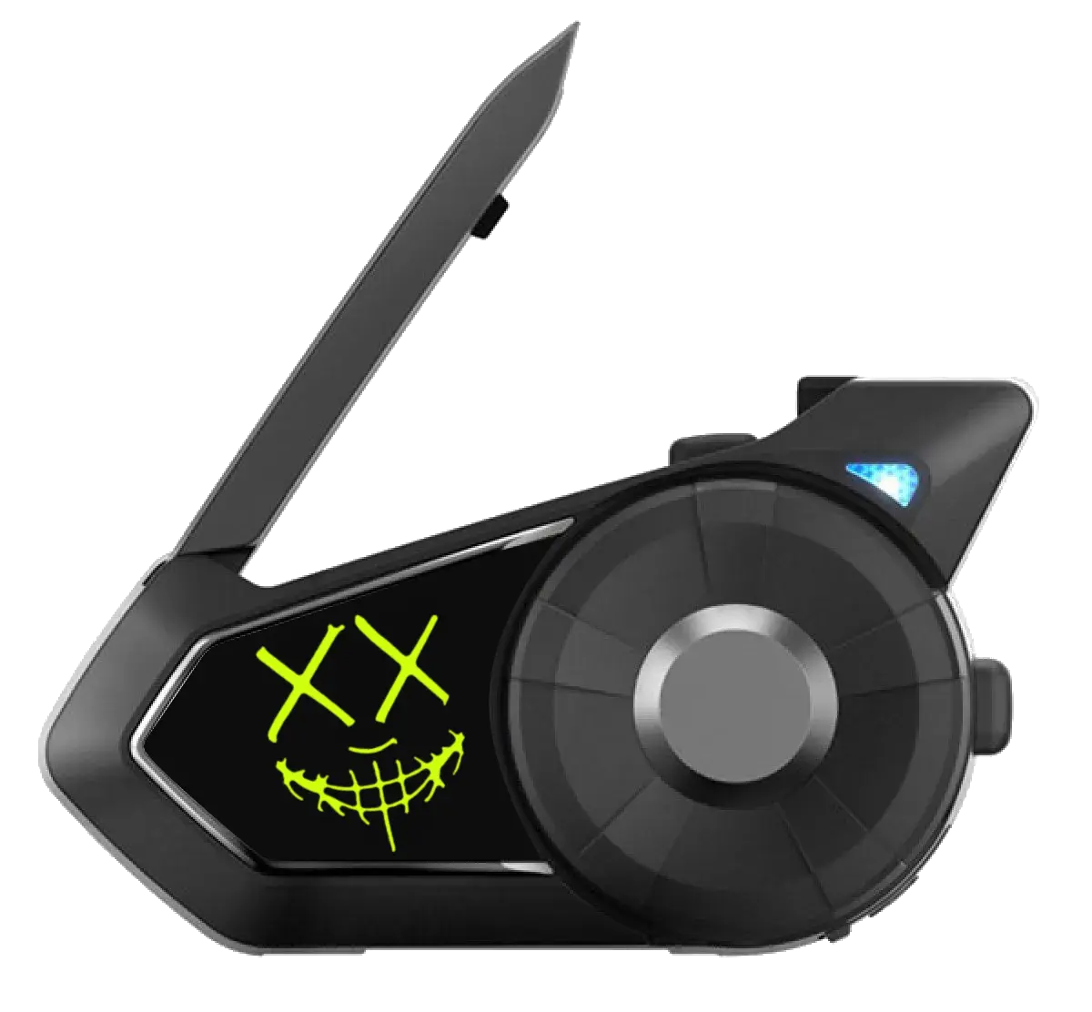 Verschiedene Sticker für Sena 30K 50s Motorrad-Helm-Funkgeräte, geeignet für Motorradfahrer. Die Sticker zeigen Designs und Logos, die sich gut auf den Sena 30K 50s Bluetooth-Kommunikationsgeräten auf Helmvisieren oder -schalen anbringen lassen.