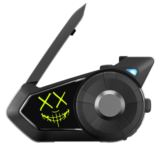 Verschiedene Sticker für Sena 30K 50s Motorrad-Helm-Funkgeräte, geeignet für Motorradfahrer. Die Sticker zeigen Designs und Logos, die sich gut auf den Sena 30K 50s Bluetooth-Kommunikationsgeräten auf Helmvisieren oder -schalen anbringen lassen.