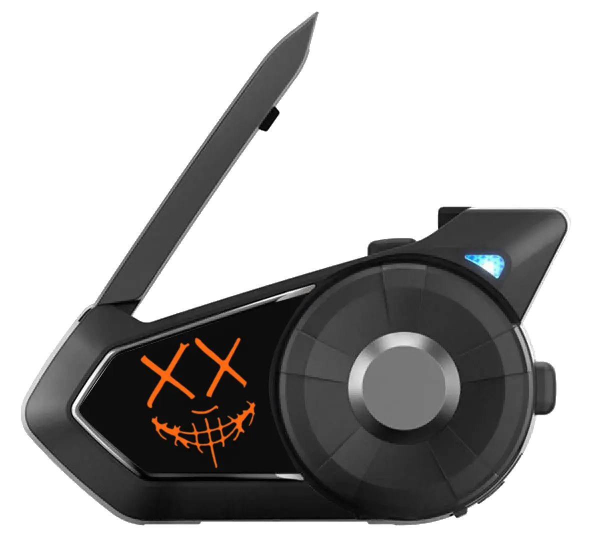 Verschiedene Sticker für Sena 30K 50s Motorrad-Helm-Funkgeräte, geeignet für Motorradfahrer. Die Sticker zeigen Designs und Logos, die sich gut auf den Sena 30K 50s Bluetooth-Kommunikationsgeräten auf Helmvisieren oder -schalen anbringen lassen.